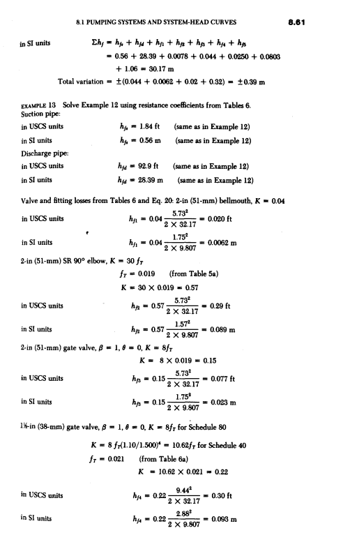 Page 8.61 of Pump Handbook.